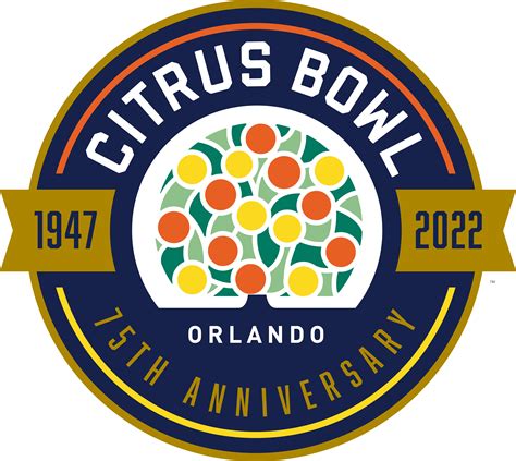 Citrus Bowl Logo - Anniversary Logo - NCAA Bowl Games (NCAA Bowls ...