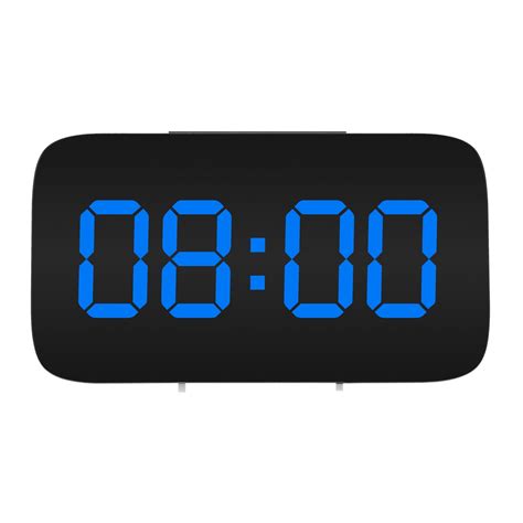 LED Alarm Clocks, EEEKit 3.5" LED Display Alarm Clock Blue/Green Modern ...