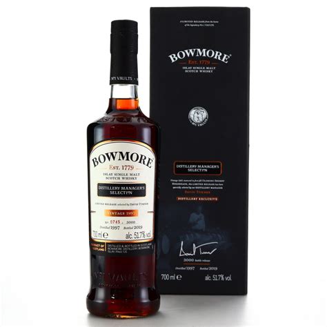 Bowmore 1997 Distillery Manager's Selection / Distillery Exclusive ...