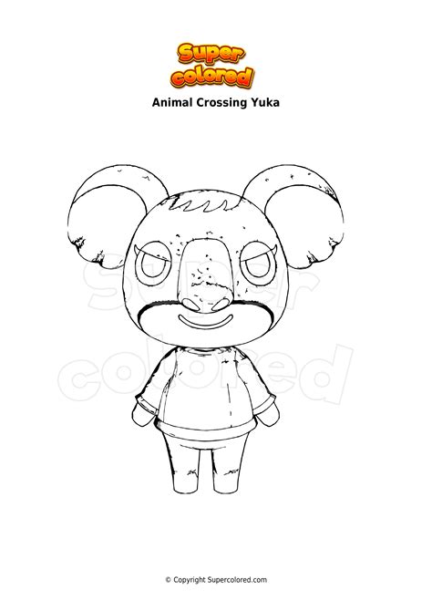 Coloring page Animal Crossing Kitt - Supercolored.com