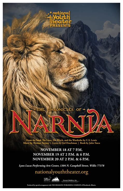 Narnia Poster - National Youth Theater