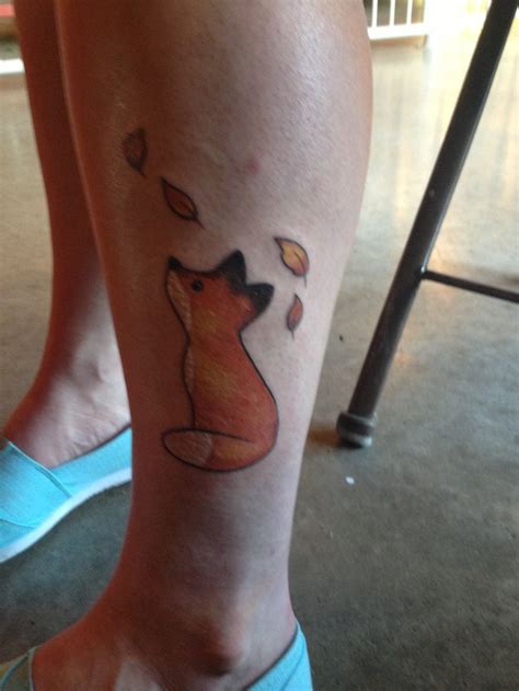 I finally got my red fox tattoo! Thanks to the wonderful Emily at ...