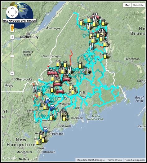 Quebec Snowmobile Trail Maps Gps - Map : Resume Examples #G28Bl6JKgE