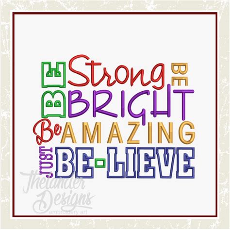 Believe Word Art - 3 Sizes! - Products - SWAK Embroidery