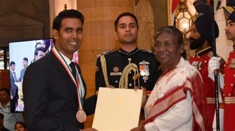 National Sports Awards 2022: Sharath Kamal Achanta Receives Major Dhyan Chand Khel Ratna Award