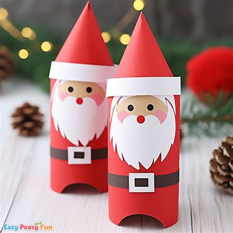 Toilet Paper Roll Santa Claus - Easy Peasy and Fun