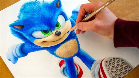 How To Draw Sonic The Hedgehog The Movie 2020 Sonic Cool Youtube ...