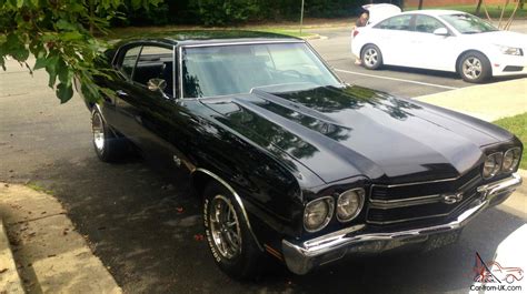 1970 Chevelle True SS 454 2 door Black on Black Coupe