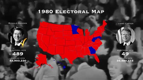 Reagan Electoral Map