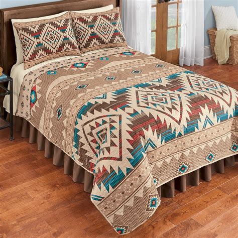 Reversible Southwest Geometric Aztec Quilt | Collections Etc. | Western ...