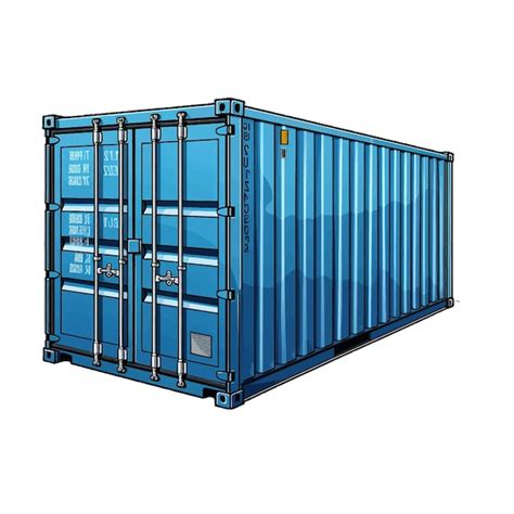 Premium Vector | Container vector clipart white background