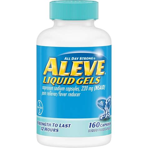 Aleve Liquid Gels (160 Count) - Walmart.com - Walmart.com