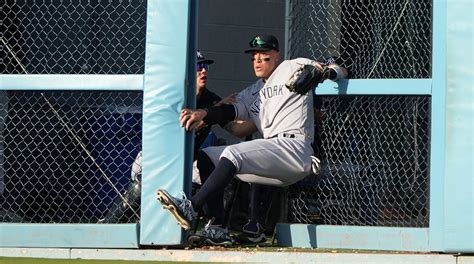 Dodgers to make changes to outfield fence after Aaron Judge's insane ...