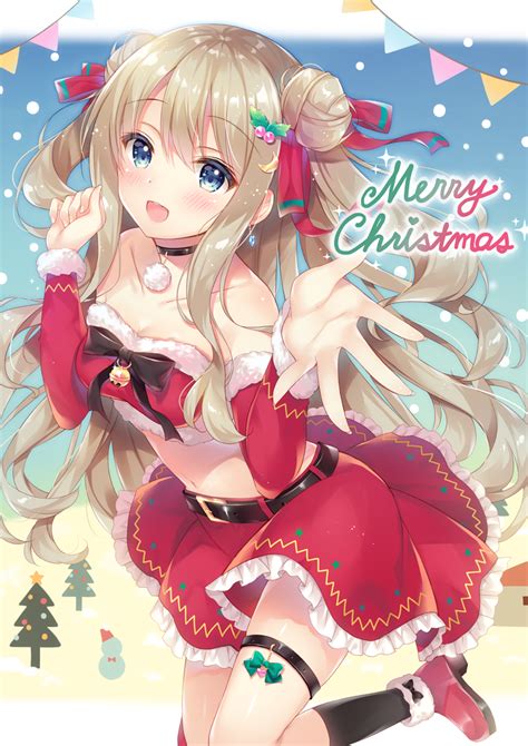 Merry Christmas Girl Anime Wallpapers - Wallpaper Cave