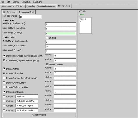 evergreen-user:printing_spine_labels [Evergreen DokuWiki]