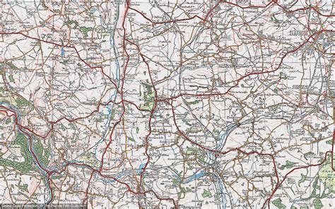 Historic Ordnance Survey Map of Alfreton, 1923