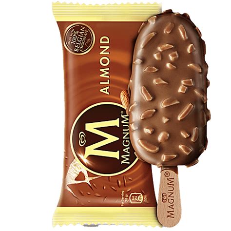 Buy kwality walls Magnum Ice Cream - Almond 70 gm Online at Best Price ...