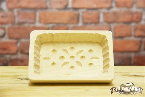 Large rectangular butter mold - 5 patterns (0.25 kg) - Serowar