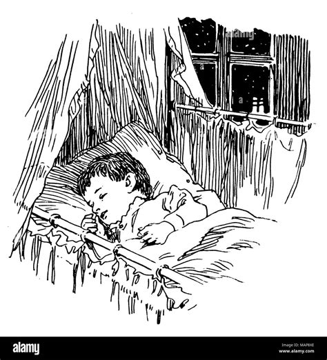 Sleeping Child Drawing High Resolution Stock Photography and Images - Alamy