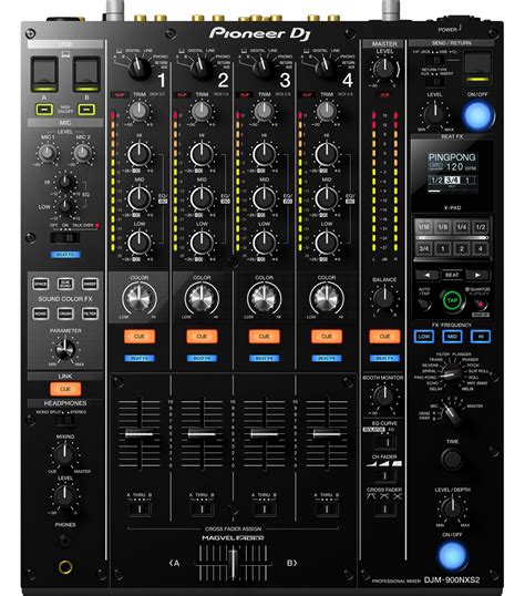 DJM-900NXS2 (archived) 4-channel professional DJ mixer (black) - Pioneer DJ