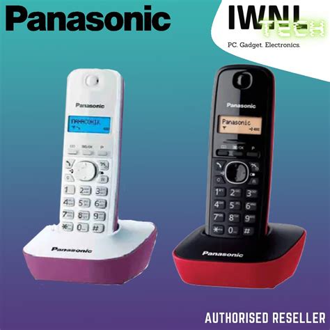 Panasonic KX- TG1611MLR Cordless Dect Phone (Red / Purple) | Shopee Malaysia