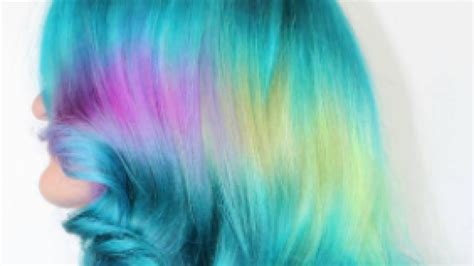 Shine line hair will turn your head into a beautiful rainbow | Mashable