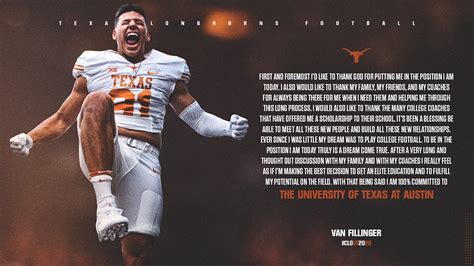 2019-2020 Texas Football Recruiting Graphics on Behance