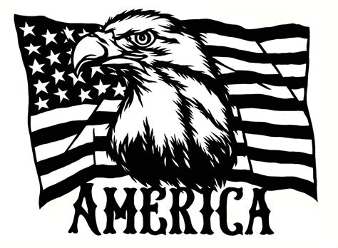 American Flag Eagle 2 pcs 3" X 4" Black Fused Glass Decals | American flag eagle, American flag ...