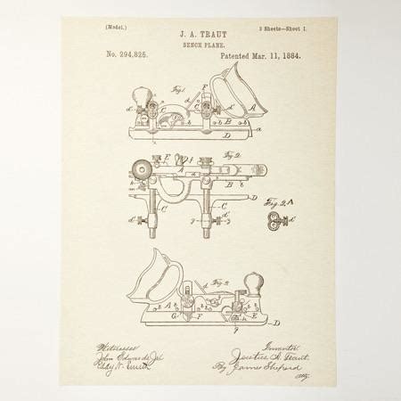 Plough Plane Patent Print – Popular Woodworking