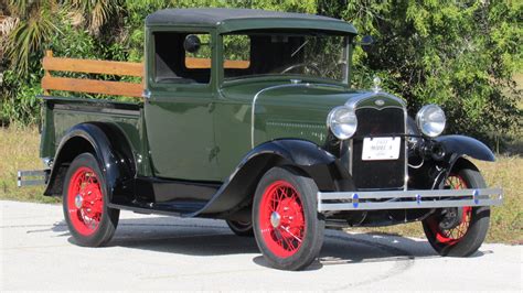 RARE WIDE BED 1931 MODEL A PICKUP TRUCK 12V CONVERSION HALOGEN LIGHTS SHOW TRUCK - Classic Ford ...