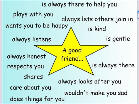 Friendship characteristics | Life skills curriculum, Best friend quotes, Special education ...