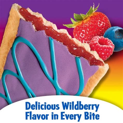 Pop-Tarts Toaster Pastries Frosted Wild! Berry, 15.2 oz - Kroger