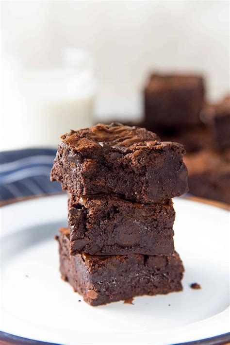 The Best Fudgy Chocolate Brownies Ever! (Double Fudge Cocoa Brownies) - The Flavor Bender