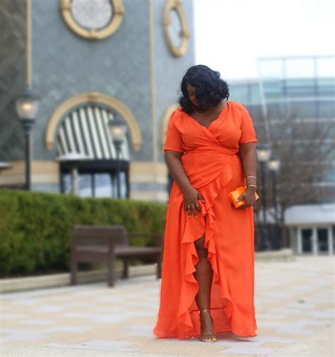 SUPPLECHIC: Orange Maxi Dress (Tall) Under $75 : Asos Occasion Wear