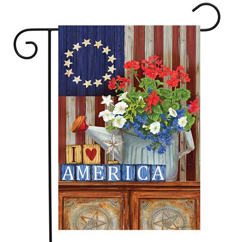 American Flag Patriotic Garden Flag - DiscountDecorativeFlags.com