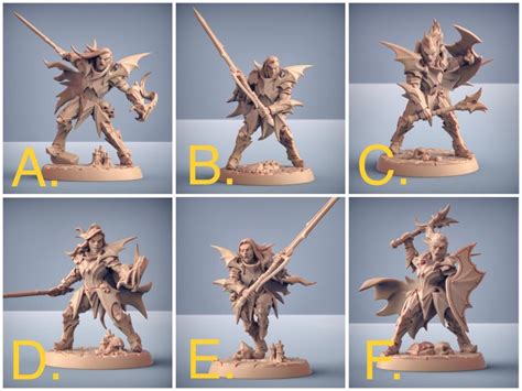 Bloodhunt Knights Dungeons and Dragons, D&D Miniature, Gaming Model ...