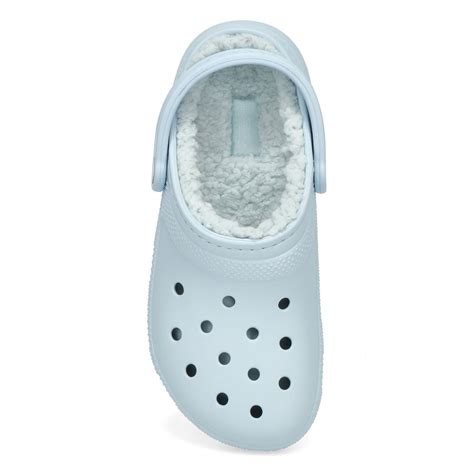 Crocs Classic Lined Clog Baby Mineral Blue Mens 8 Womens 10 Faux Fur for sale online | eBay