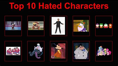 My Top 10 Hated Characters Pt. 2 by lucas3242006 on DeviantArt