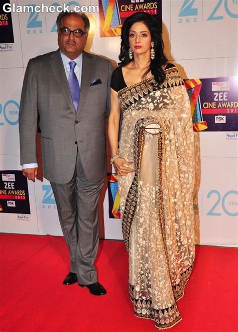 Sridevi Gorgeous In Sabyasachi At Zee Cine Awards 2013 — Indian Fashion