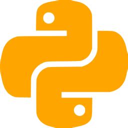 Orange python icon - Free orange site logo icons