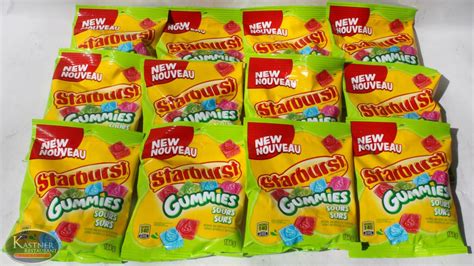 CASE OF STARBURST SOUR GUMMIES