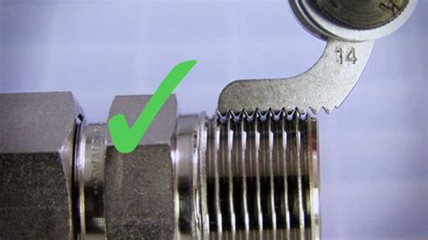 How do you measure threads on a hydraulic fitting? - Hose Assembly Tips