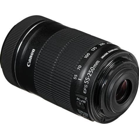 Canon EF-S 55-250mm f/4-5.6 IS STM telefoto objektiv zoom lens 55-250 4 ...