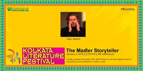 Kolkata Literature Festival Ticket – Giles Abbott