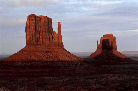 Monument Valley's mitten shadow is a sunset spectacle : NPR