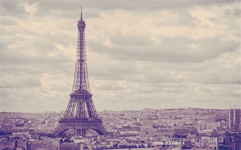 City Eiffel Tower Paris France Wallpaper [1920x1200]