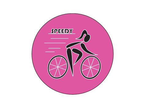 Colored bike logo by Nermeen Malty on Dribbble