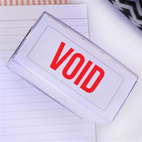 Rubber Self Inking "VOID" Stamp – Stamp Out