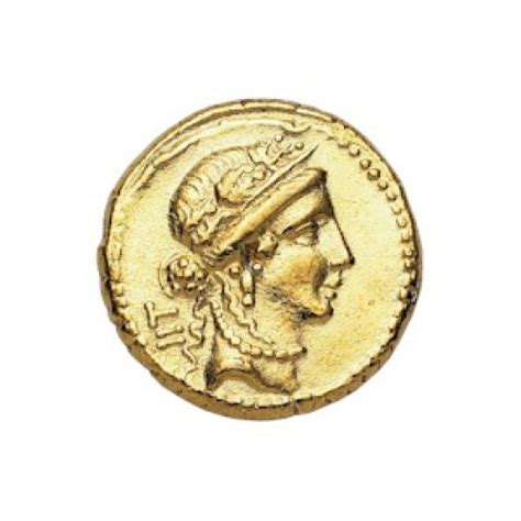 Reproduction Replica Aureus of Julius Caesar Coin - Trophy