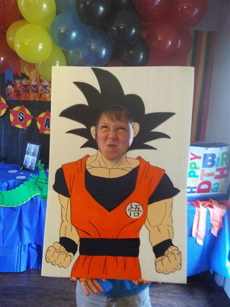 Dragon ball z party photo prop Goku Birthday, Naruto Birthday, Dragon Birthday, Birthday Games ...